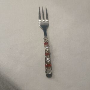 Elegant Beaded Flatware Fork